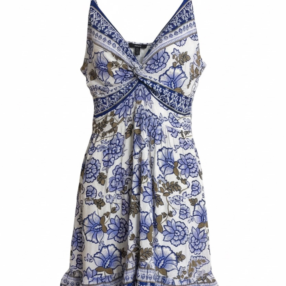 Angie Blue Floral Mini Dress